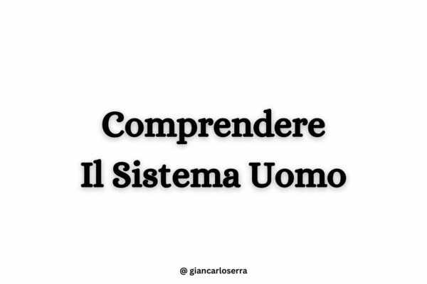 comprender e il sistema uomo